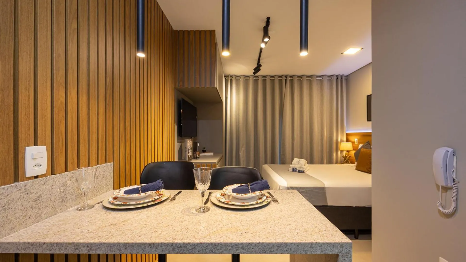 Apartament Easy Star - Lindo Studio No Coracao Do Novo Brooklin - Hi02I São Paulo